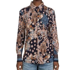 Cara Cara Aman Button Down Shirt Size Small